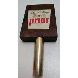 Vintage Prior Beer Liquid Luxury Tap Handle